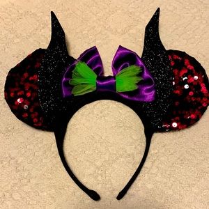 2/$20 New Disney Sleeping Beauty Maleficent  mouse ears headband